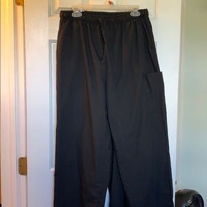 Two pairs of Samantha Mara Black XL Scrub Pants